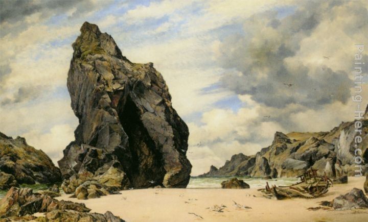 Edward William Cooke Steeple Rock Kynance